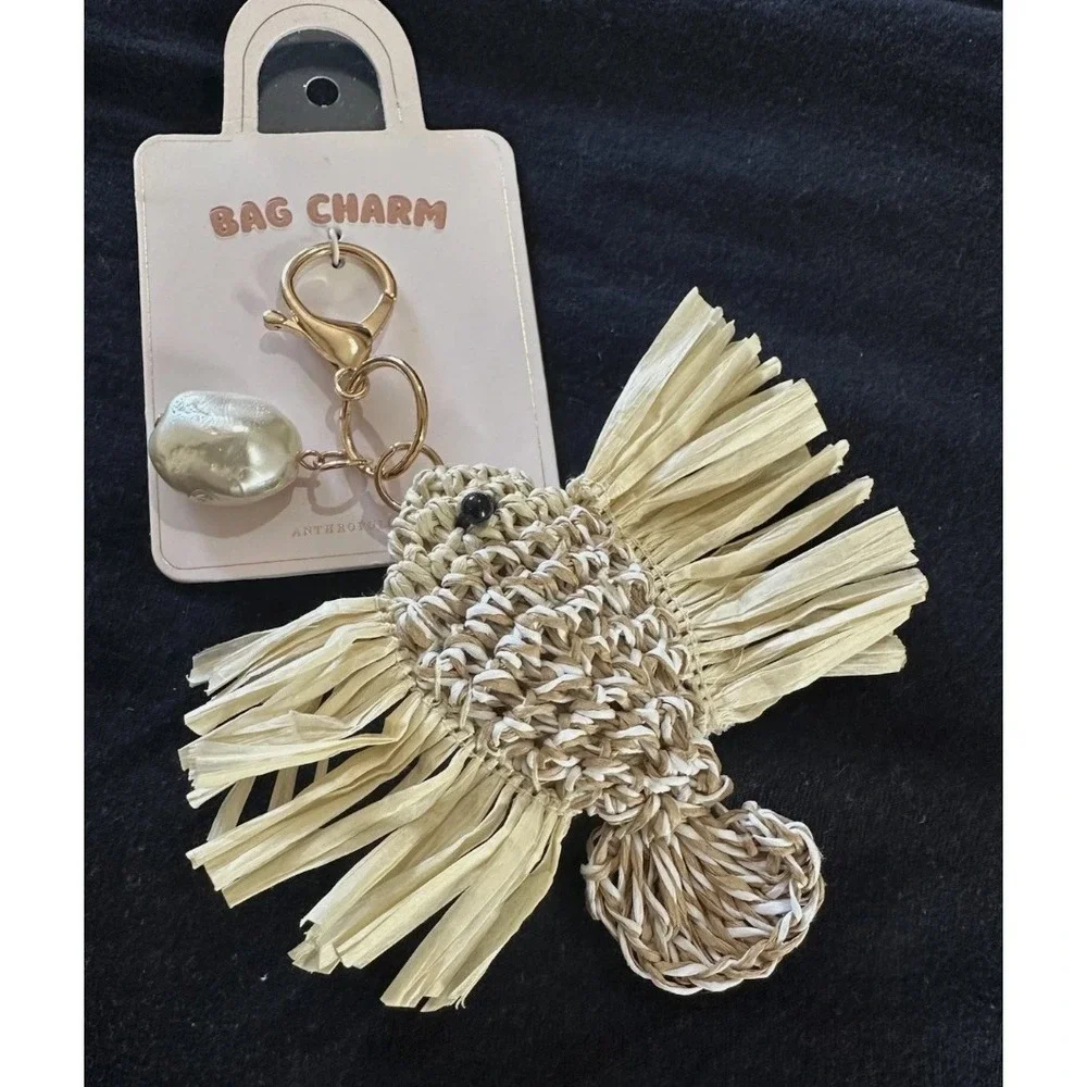 Under The Sea‎ Raffia Bag Charm 